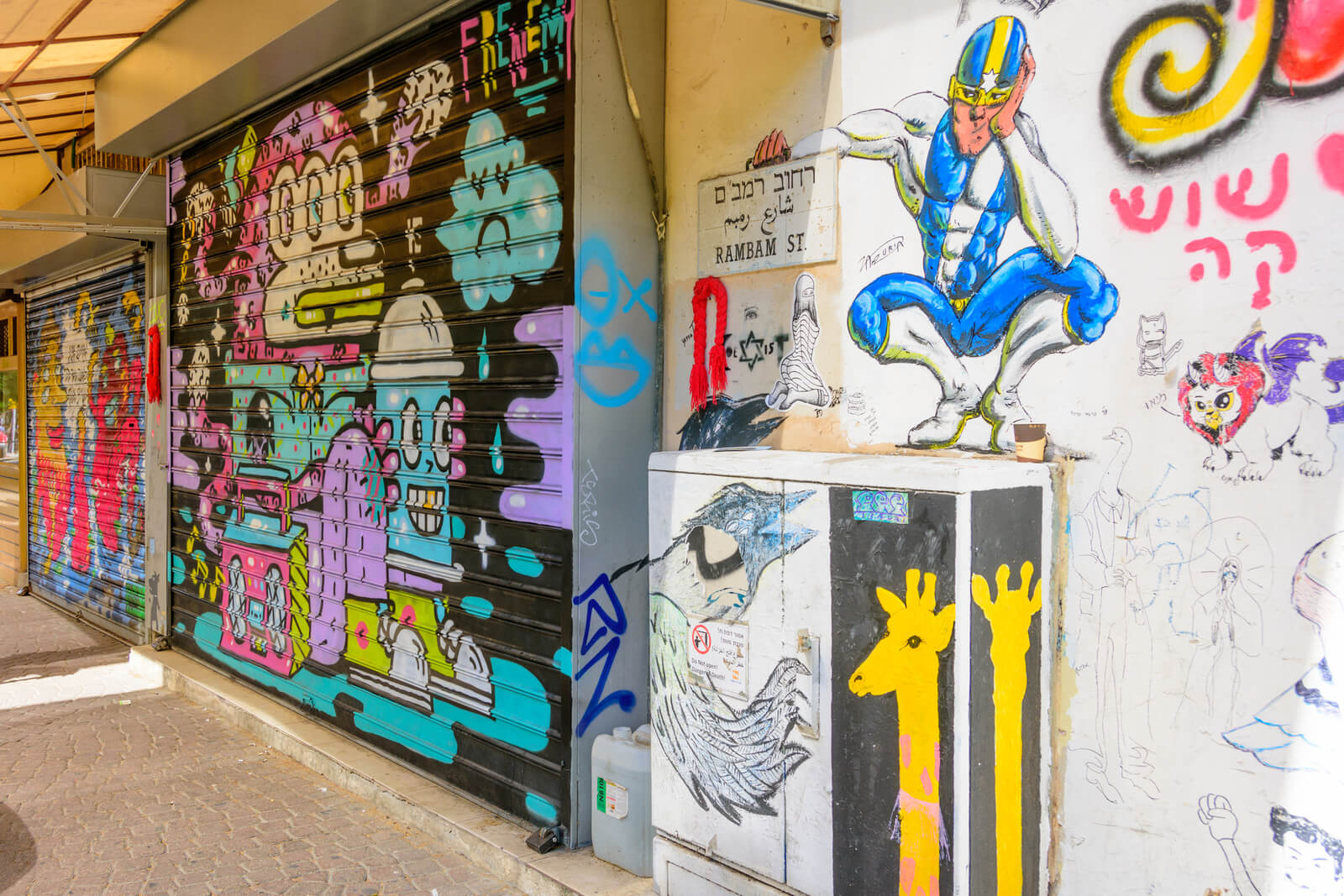 Tel Aviv Street Art Tour takes you inside the city's street art and graffiti scene