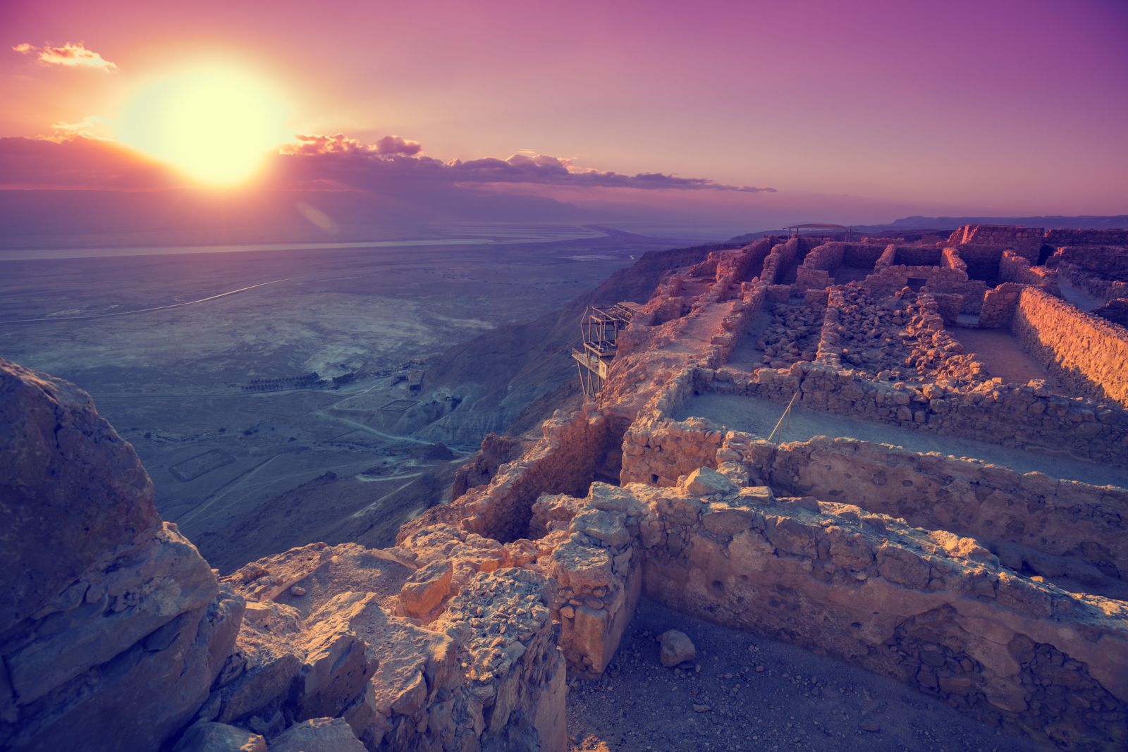From TLV: Round Trip Masada Sunrise,Ein Gedi And Dead Sea Tour 