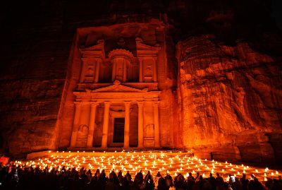 petra by night