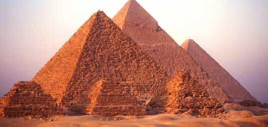 The great pyramids in cairo